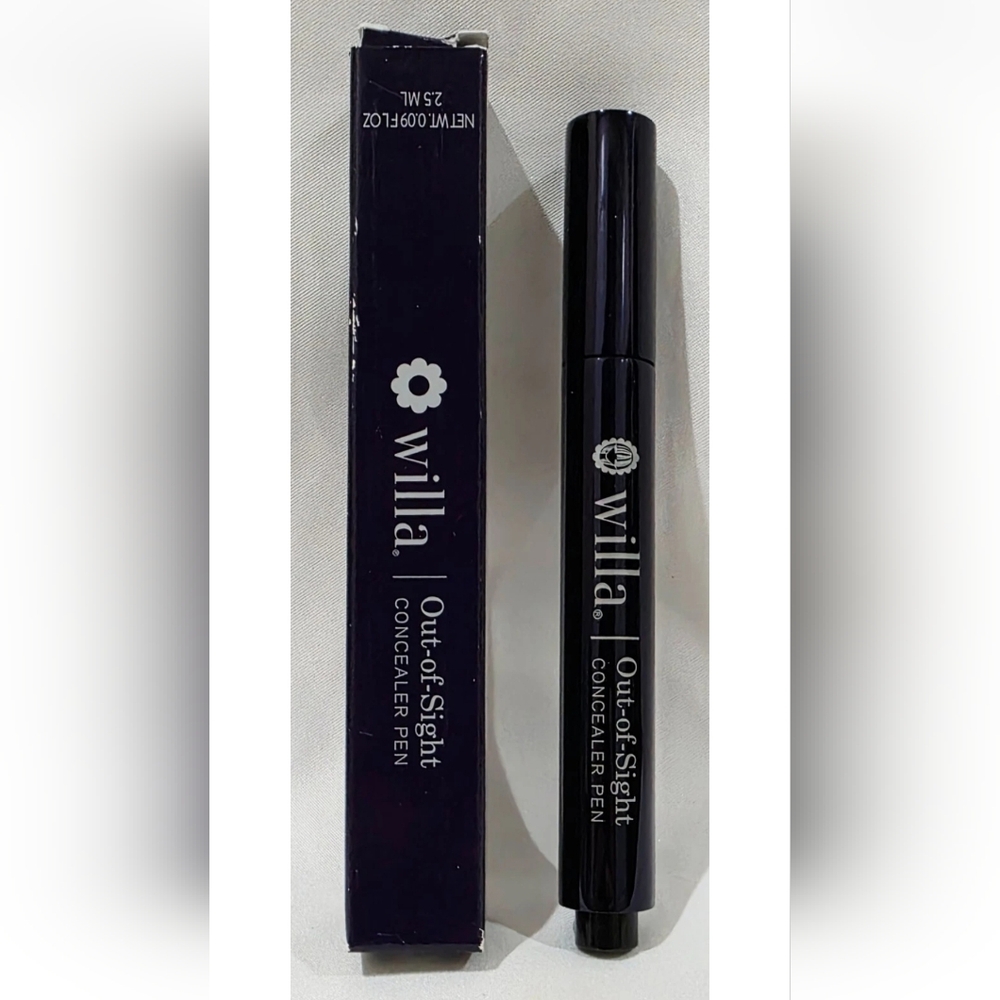 Willa Out of Sight LIGHT SHADE 02 Concealer Pen Natural .09 oz/2.5mL Brand New